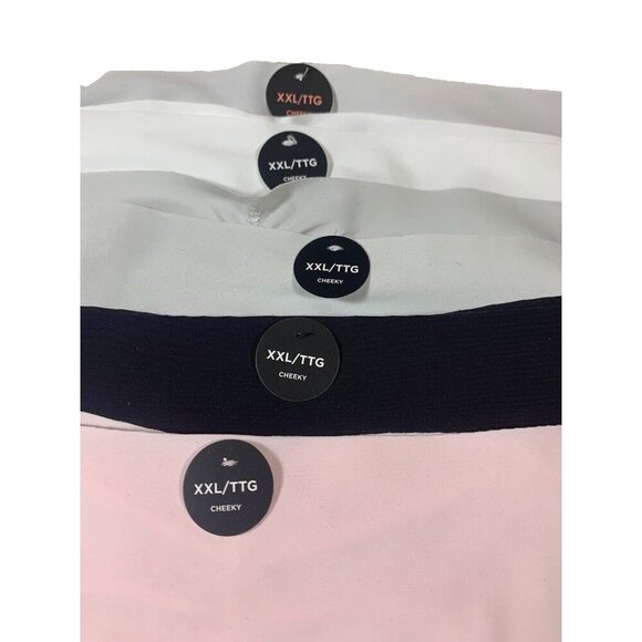 La Vie En Rose XXL Be Free Microfiber Invisible Cheeky Panty 5 Pair New With Tag - Picture 2 of 10